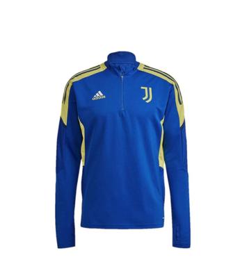 Juventus EU Trainingtop Senior 2021-2022 Blauw - Maat XXL - Kleur: GeelBlauw | Soccerfanshop