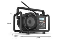 PerfectPro DAB+ radio - DABBOX - bluetooth - IP54 - excl. batterijen (4x) - thumbnail