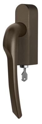 Formani Rivio by Gensler GL102-DKLOCK-O draaikiepgarnituur afsluitbaar rechtsdraaiend - brons