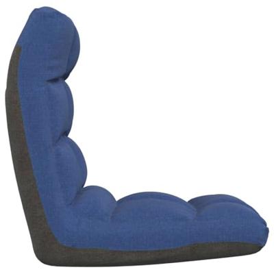 Vloerstoel inklapbaar stof blauw Vloerstoel inklapbaar stof blauw