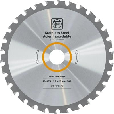 Fein Cirkelzaagblad voor RVS | Premium | Ø 150mm Asgat 20mm 30T - 63502307000