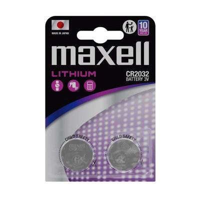 Maxell CR2032 Lithium batterijset 2 stuks.