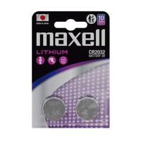 Maxell CR2032 Lithium batterijset 2 stuks. - thumbnail