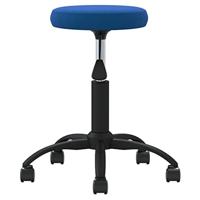 VidaXL Massagekruk fluweel blauw - thumbnail