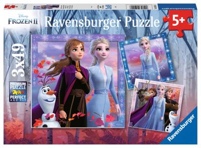 Ravensburger Disney Frozen 2 puzzelset - 3 x 49 stukjes