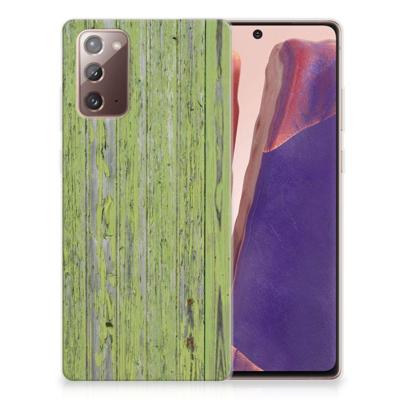 Samsung Note 20 | Bumper Hoesje | Green Wood