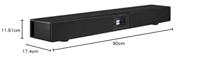 Sangean SB-100 Internetradio Internet, DAB+, VHF (FM) LAN, WiFi, Bluetooth, AUX Wekfunctie Zwart - thumbnail