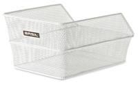 Basil cento s - fietsmand - achterop - wit - thumbnail