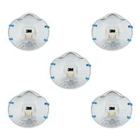 3M Cool Flow stofmasker, FFP2, met ventiel, pak van 5 stuks - thumbnail