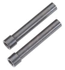 EXO Steering Post Steel (Black) (2pcs) (AX30384)