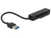 Delock 62742 Converter USB 3.0 Type-A male > SATA 6 Gb/s 22-pins met 2,5 beschermhoes - thumbnail