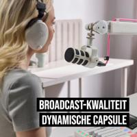 Rode PodMic USB White USB-microfoon Statief Zendmethode:Kabelgebonden USB-C Kabelgebonden Zwart - thumbnail