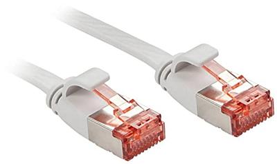 LINDY 47553 RJ45 Netwerkkabel, patchkabel CAT 6 U/FTP 3.00 m Grijs 1 stuk(s)