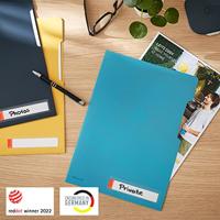 Leitz Cosy L-map, ft A4, PP van 200 micron, ondoorzichtig, blauw - thumbnail