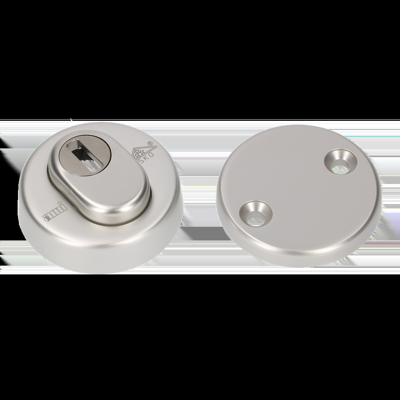 AMI Veiligheidsbeslag Rozet Rond Buiten 15 Kt - Binnen Blind F1 Deurdikte 38/42 Mm - 820023