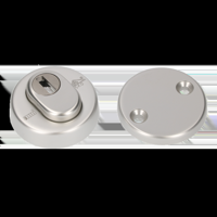 AMI Veiligheidsbeslag Rozet Rond Buiten 15 Kt - Binnen Blind F1 Deurdikte 38/42 Mm - 820023 - thumbnail