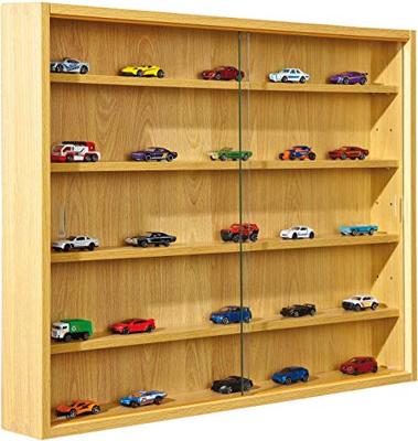 Vitrine Compilati - beukenkleur - 60x80x9,5 cm - Leen Bakker