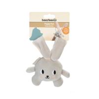 Beeztees Puppy Knuffel Canina - Hondenspeelgoed - 15 X 9 X 4 cm Grijs - thumbnail