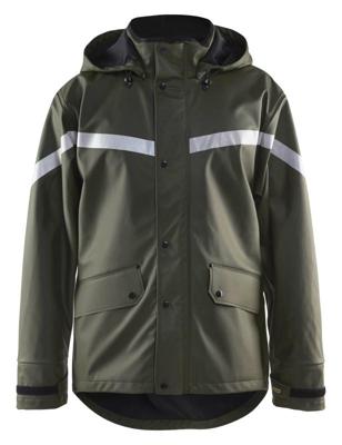 Blåkläder Regenjas LEVEL 2 43052003 | Army Groen | Maat S - 7330509569030