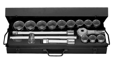 Facom doppen set 3/4' 6 kant 30-55 mm - K.433E