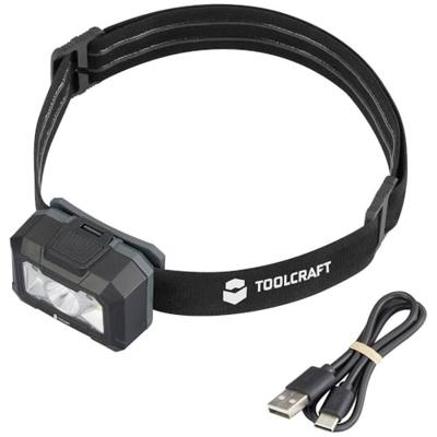 TOOLCRAFT TO-9664731 Hoofdlamp werkt op Li-ion oplaadbare batterij 400 lm 30 h