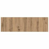 3-delig Tv-meubelset wandmontage bewerkt hout artisanaal eiken - thumbnail