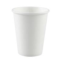 Witte bekers karton 250ml (8st) - thumbnail