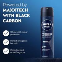 NIVEA MEN DEEP Dark Wood AntiTranspirant Deodorant Spray 150ml bij Jumbo - thumbnail