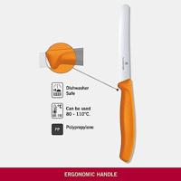 Victorinox 6.7836.L119 Tomaten- en worstmes Oranje - thumbnail