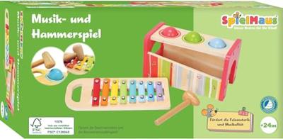 SpielMaus houten muziek- en hamerspel
