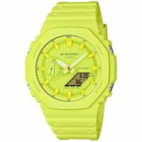 Unisex horloge Casio G-Shock GA-2100-9A9ER Geel (Ø 44,5 mm) (45,5 mm) - thumbnail