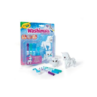 Crayola washimals dieren eenhoorn en uil una