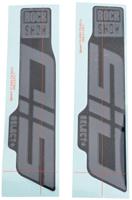 ROCKSHOX decor set decal set rs glossy grey 29 gloss gray f. blk 24 - thumbnail