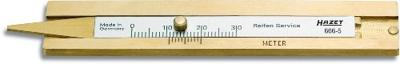 Hazet 666-5 Bandenprofielmeter Mechanisch Meetbereik diepte 30 mm (max) - thumbnail