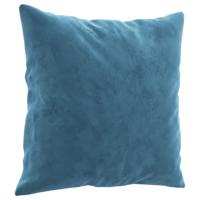 2-delige Loungeset met kussens fluweel blauw - thumbnail