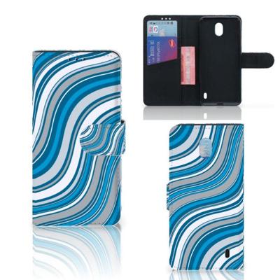 Nokia 1 Plus | Telefoon Hoesje | Waves Blue