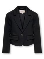 Kids ONLY winter blazer meisjes - zwart - KogPeach - oversize fit - thumbnail