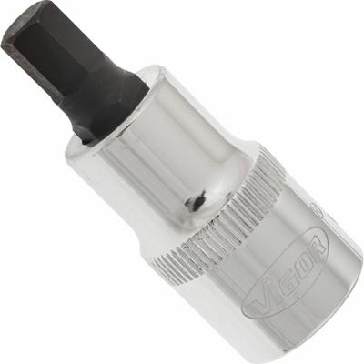 Vigor V2104 Inbus Dopsleutel-bitinzet 8 mm 1/2 (12.5 mm)