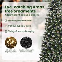 VidaXL Kunstkerstboom met 300 led groen 210 cm pvc en plastic en staal - thumbnail