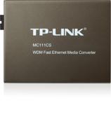 TP-LINK 10/100M RJ45 naar 100M single-mode SC fiber Converter - MC111CS SMB - thumbnail