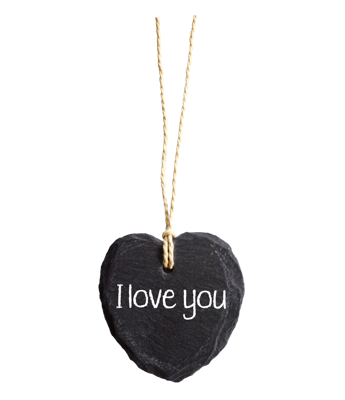 Natuurstenen Hart - I Love You