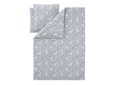 LIVARNO Satijnen dekbedovertrek 200 x 200 cm (Blauw)