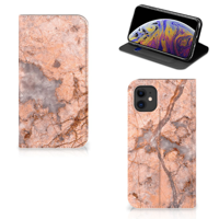 Apple iPhone 11 | Standcase | Marmer Oranje - thumbnail