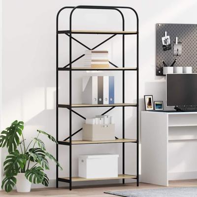 Boekenkast Sonoma eiken 80 x 30 x 183 cm Bewerkt hout Boekenkast Sonoma eiken 80 x 30 x 183 cm Bewerkt hout