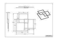 Trio Witte plafonnièreHydra met led - 676240431 - thumbnail