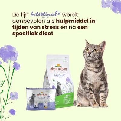 Almo Nature Functional sensitive met vis - natvoer voor volwassen katten met gevoelige en prikkelbare darmproblemen - 70 g - thumbnail