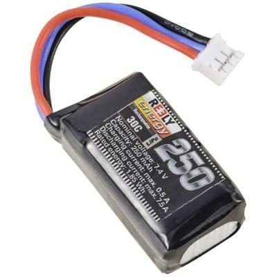 Reely LiPo accupack 7.4 V 250 mAh Aantal cellen: 2 30 C Softcase Kabelschoen