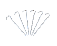 Redwood Grondpen Aluminium 17 cm (6st.) - thumbnail