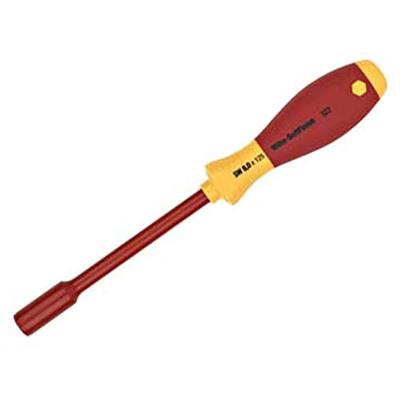 VDE Dopschroevendraaier Wiha 6kant-Steckschlüssel VDE SW13,0x125mm Typ322 Sleutelbreedte (metrisch): 13 mm Koplengte: 125 mm