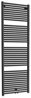 Wiesbaden Elara handdoek radiator 182x60 cm 1067 watt zwart mat - thumbnail